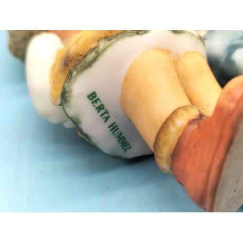 60 - Goebel Berta Hummel 7.5cm Christmas Decorations (3), 'My First Nativity', 'Little Brother' and 'Lett... 