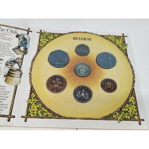 61 - 5 x Uncirculated Coin Sets for 1985, 86, 87, 88 and 90.