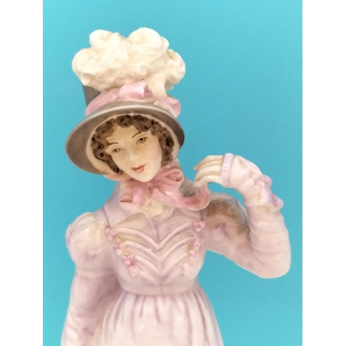 64 - Royal Worcester Victoria and Albert Museum Collection Walking Out Dresses of the 19th Century 25cm F... 