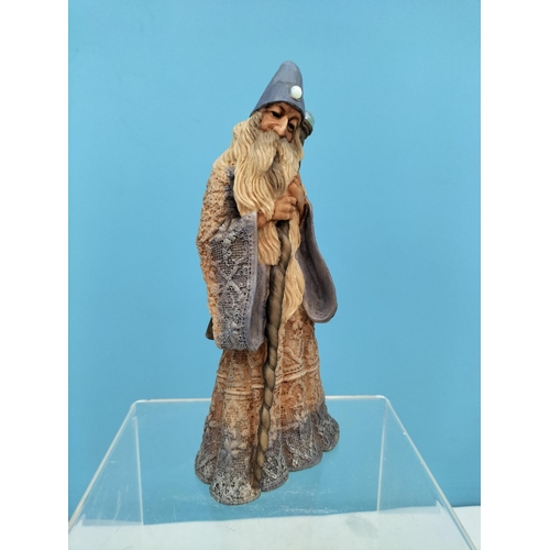 80 - Hap Henriksen 25cm Wizard Figure 'Pondering the Quest. Limited Edition of 2,500.