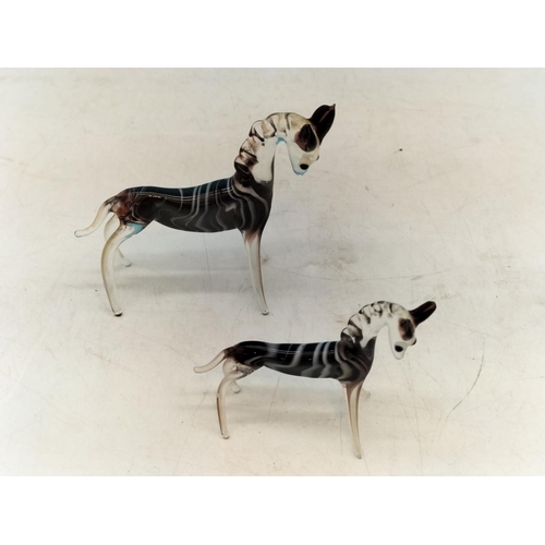 95 - Collection of Hand Blown Art Glass Animals to include Pirelli Glass Squirrel plus Zebras (2), Pengui... 