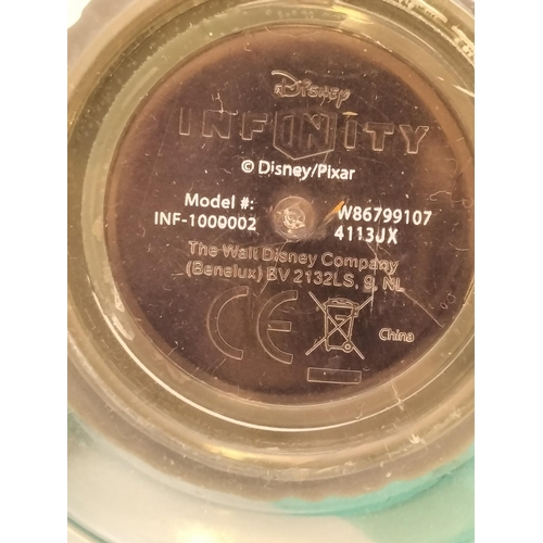 138 - Disney Infinity Monsters Inc Figures (3), Sulley, Mike Wazowski and Randall Boggs plus Crystal and P... 