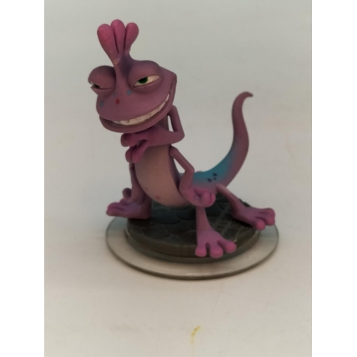 138 - Disney Infinity Monsters Inc Figures (3), Sulley, Mike Wazowski and Randall Boggs plus Crystal and P... 