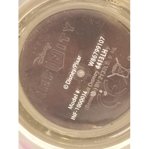 138 - Disney Infinity Monsters Inc Figures (3), Sulley, Mike Wazowski and Randall Boggs plus Crystal and P... 