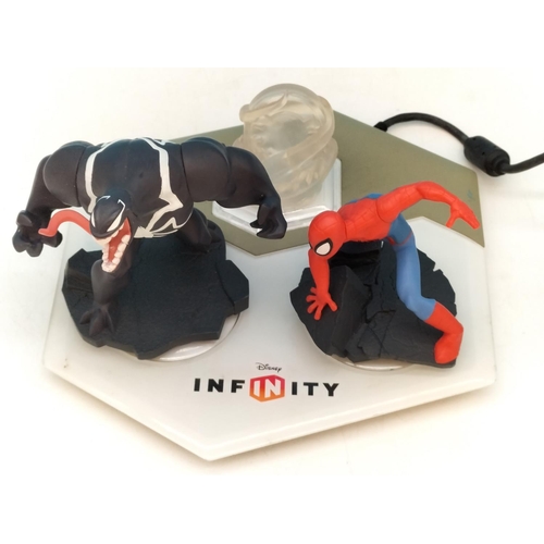 139 - Disney Infinity Spiderman Set to include Spiderman, Venom, Play Crystal and Power Portal Pack.