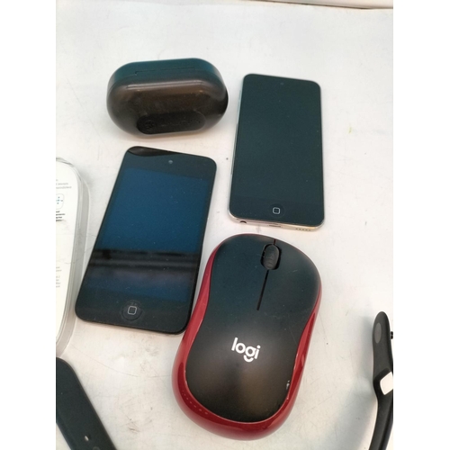 146 - Collection of Mixed Electricals to include Apple Watch Series 7 (Requires Lead), MUVI Camcorder, iPo... 