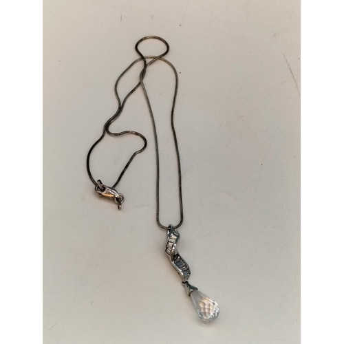 345 - Mixed Collection of 925 Silver Jewellery to include Earrings, Cross, Necklace and Pendant.