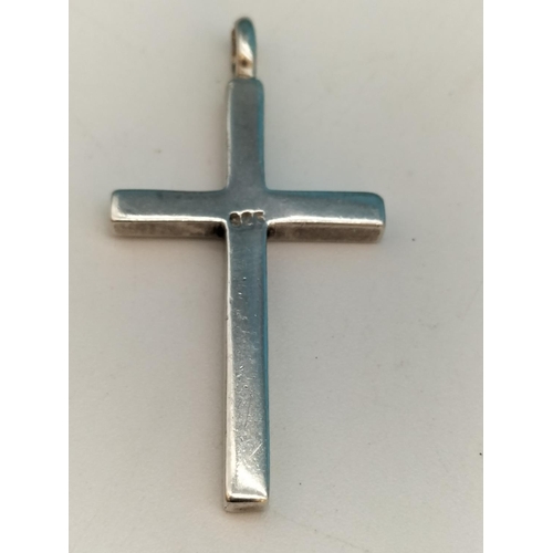 345 - Mixed Collection of 925 Silver Jewellery to include Earrings, Cross, Necklace and Pendant.