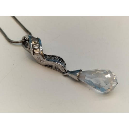 345 - Mixed Collection of 925 Silver Jewellery to include Earrings, Cross, Necklace and Pendant.