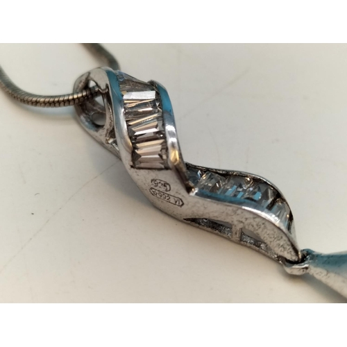 345 - Mixed Collection of 925 Silver Jewellery to include Earrings, Cross, Necklace and Pendant.