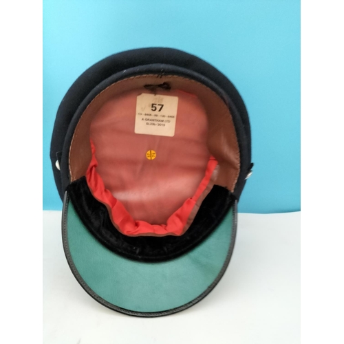 359 - Metal Hat Case, Coronation Pen Knife, Cut Throat Razor, Truncheon, Police Hats, Handcuffs, Leather C... 