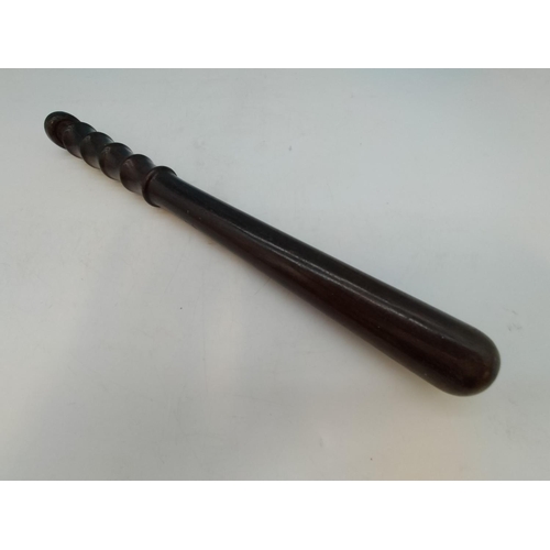 359 - Metal Hat Case, Coronation Pen Knife, Cut Throat Razor, Truncheon, Police Hats, Handcuffs, Leather C... 