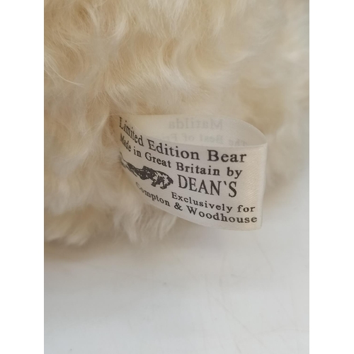67 - Boxed Dean's Rag Book Co Limited Edition of 2000 'Matilda' Bear with Tags and Certificate.