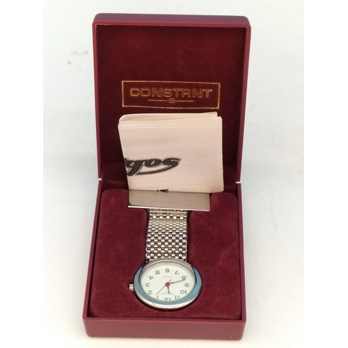 104 - Boxed Sekonda Mens Day/Date Watch, Nurses Fob Watch plus a Quantity of New Watch Straps