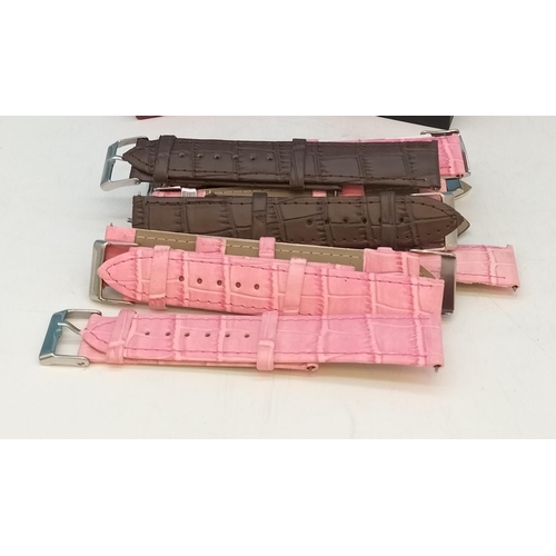 104 - Boxed Sekonda Mens Day/Date Watch, Nurses Fob Watch plus a Quantity of New Watch Straps