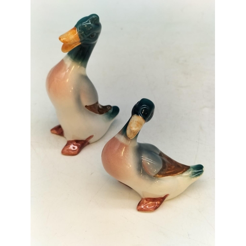 149 - Collection of Ceramic Mallard Duck Figures to include Beswick. Largest 11cm.