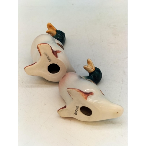 149 - Collection of Ceramic Mallard Duck Figures to include Beswick. Largest 11cm.