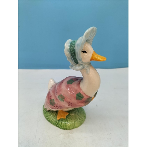 165 - Boxed Beswick Centenary Large 16.5cm Beatrix Potter 'Jemima Puddleduck' Figure with Gold Backstamp.