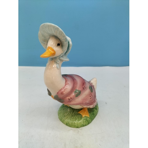 165 - Boxed Beswick Centenary Large 16.5cm Beatrix Potter 'Jemima Puddleduck' Figure with Gold Backstamp.