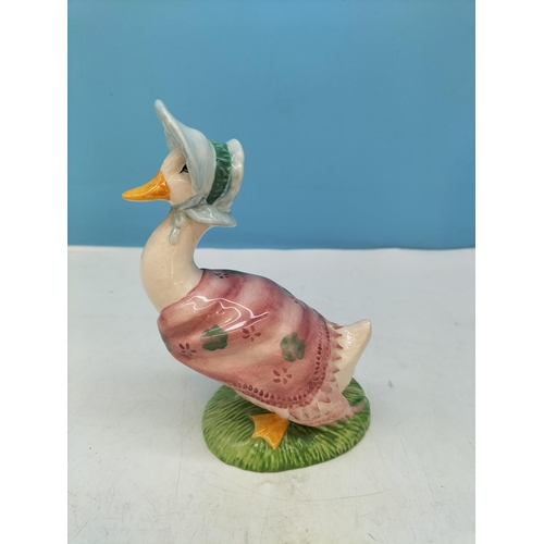 165 - Boxed Beswick Centenary Large 16.5cm Beatrix Potter 'Jemima Puddleduck' Figure with Gold Backstamp.