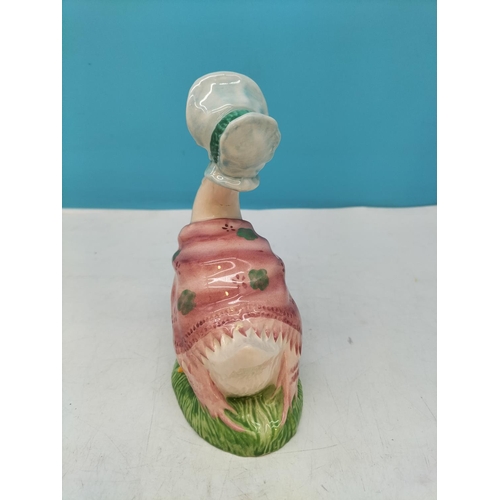 165 - Boxed Beswick Centenary Large 16.5cm Beatrix Potter 'Jemima Puddleduck' Figure with Gold Backstamp.