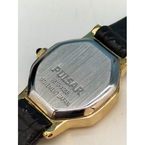 172 - Vintage Ladies Watches (2), Raymond Weil 730 with Replacement Strap and Boxed Pulsar V801-X053 Watch... 