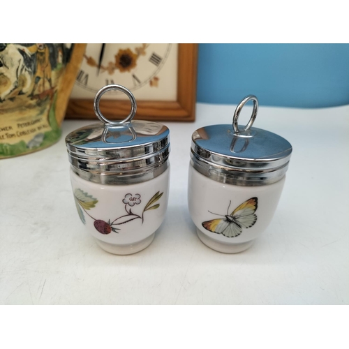 182 - Good Box of Mixed Ceramics to include Crown Devon Fieldings 'Widdecome Fair' Musical 19cm Jug (Music... 