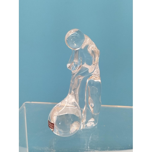 183 - Collection of Glass Ware Items (4) to include Orrefors Glass Blower Figure, Murano Bird, German Made... 