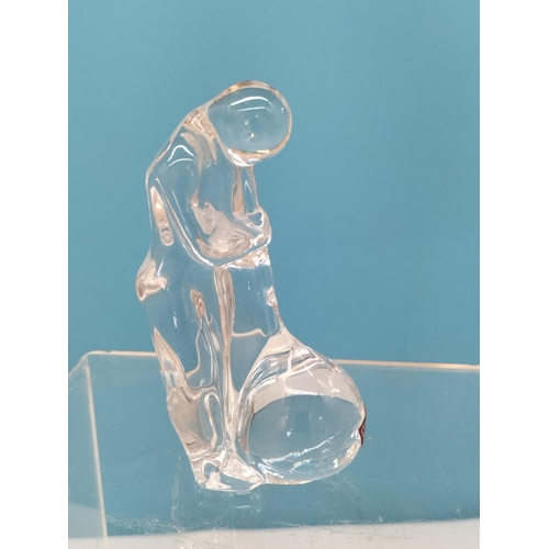 183 - Collection of Glass Ware Items (4) to include Orrefors Glass Blower Figure, Murano Bird, German Made... 