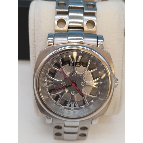 192 - Watch Box with 10 Watches W/O to include Motion, Fubu, Neon Time, etc. Some Wear to Box.