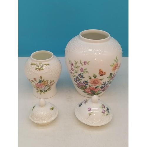 32 - Boxed Coalport Items (3) to include 'Mayfield' 21cm Ginger Jar, 'Rose Garden' 15cm Ginger Jar plus '... 