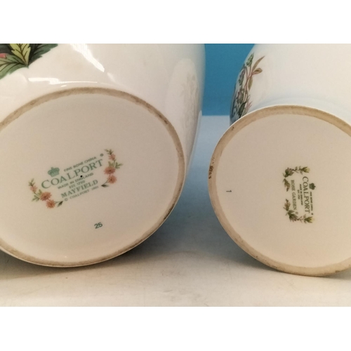 32 - Boxed Coalport Items (3) to include 'Mayfield' 21cm Ginger Jar, 'Rose Garden' 15cm Ginger Jar plus '... 