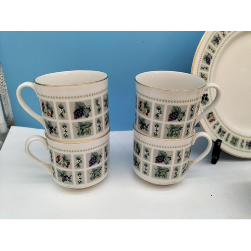 346 - Royal Douton 34 Piece Dinner & Tea Ware in the 'Tapestry' Pattern to include 27cm Dinner Plates, Bow... 