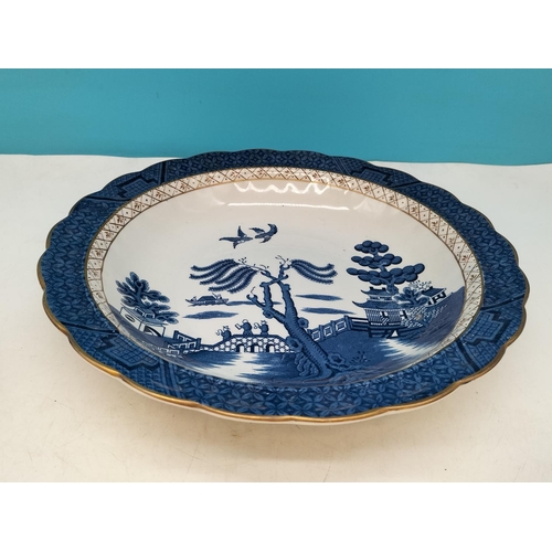 360 - Collection of 18 Pieces of 'Real Old Willow' By Booths and Royal Doulton to include Cups and Saucers... 