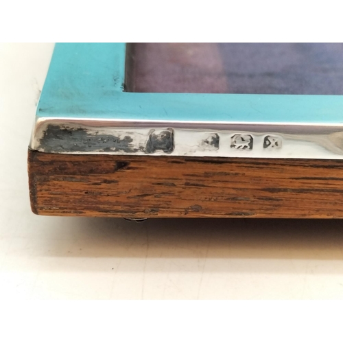 374 - Silver Hallmarked Picture Frame (Requires Glass), Silver Hallmarked Butter Knife, Continental 850 Si... 