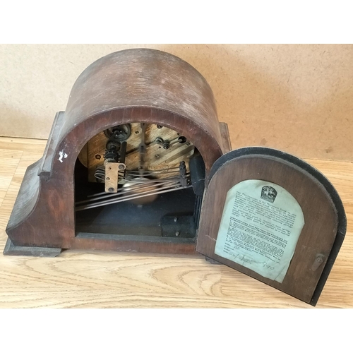 378 - Vintage 1970's Clocks (3), West German Cuckoo Clock, Dutch Wall Clock and a Westminster Chime Clock.... 