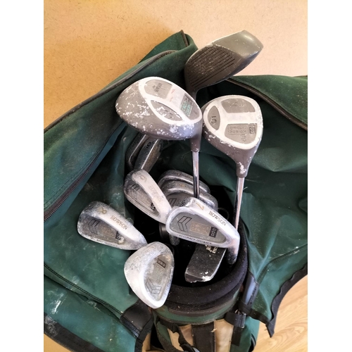 379 - Set of Howson Right Handed Golf Clubs with Bag. Require Cleaning. Collection Only.