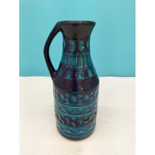 58 - Bay Keramik West German Pottery 20cm Vase, Helsinki Decor by Bodo Mans 224;20