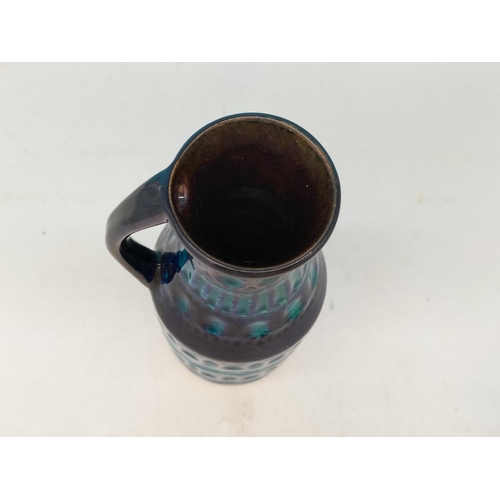 58 - Bay Keramik West German Pottery 20cm Vase, Helsinki Decor by Bodo Mans 224;20