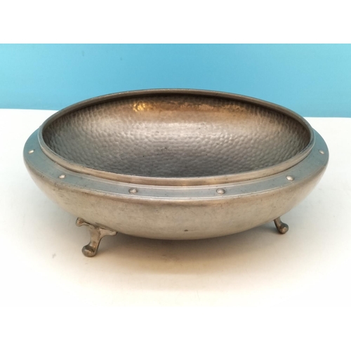 584 - Collection of Metal Ware to include Hugh Wallis 'Snowdrops' Copper Plate, Harold Holmes (Apprentice ... 