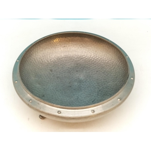 584 - Collection of Metal Ware to include Hugh Wallis 'Snowdrops' Copper Plate, Harold Holmes (Apprentice ... 