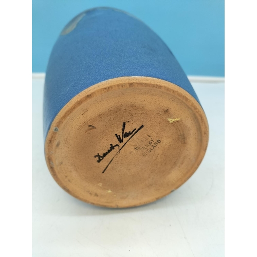69 - Large 27.5cm Vintage Denby Danesby Ware Vase.