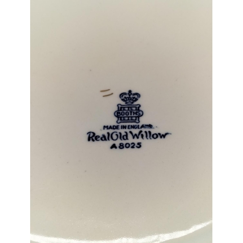 81 - Booths 'Real Old Willow' 27cm Dinner Plates (6).