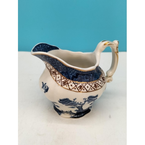 9 - 19 Piece Booths 'Real Old Willow' Tea Set to include Trios, Teapot and Milk Jug. One Cup and Saucer ... 