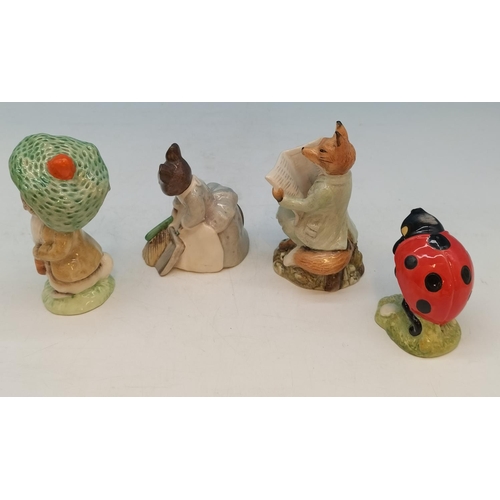 98 - Boxed Royal Albert Beatrix Potter Rare Colourway/Unfinished 'Hunca Munca Sweeping' Figure with Grey ... 