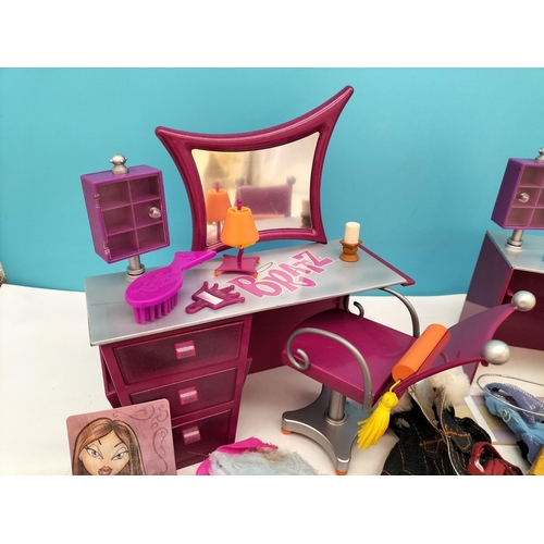 200 - Collection of Bratz Clothing and Accessories plus Dressing Table and Hair Dresser Unit.