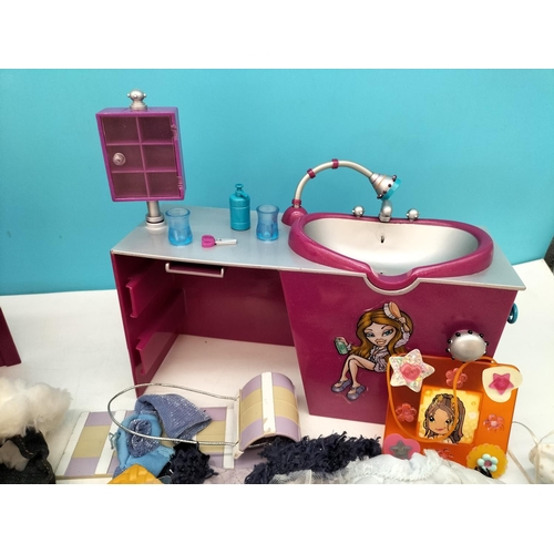 200 - Collection of Bratz Clothing and Accessories plus Dressing Table and Hair Dresser Unit.