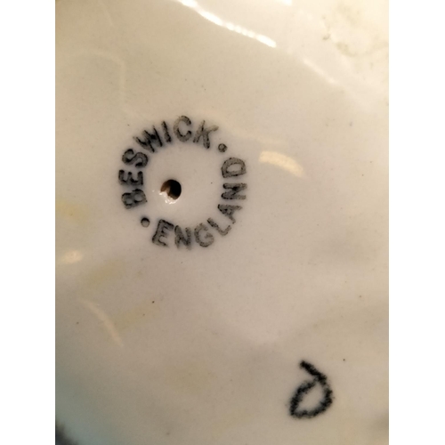 212 - Beswick Figure of a Skewbald Pony. 17cm High x 20cm.