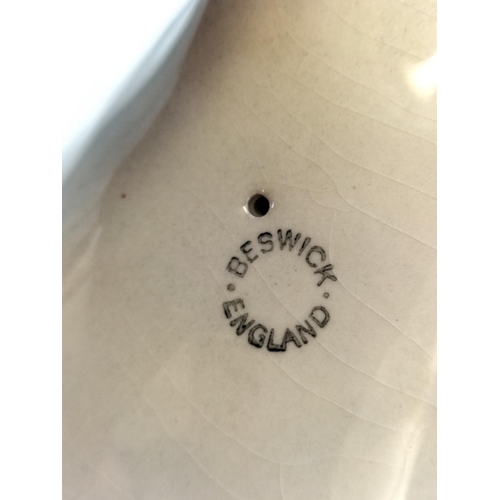 312 - Beswick Figure of a Dapple Grey Bois Roussel Horse. 29cm High x 37cm.