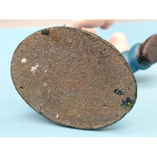 393 - Cast Iron 15cm Figure of Popeye.